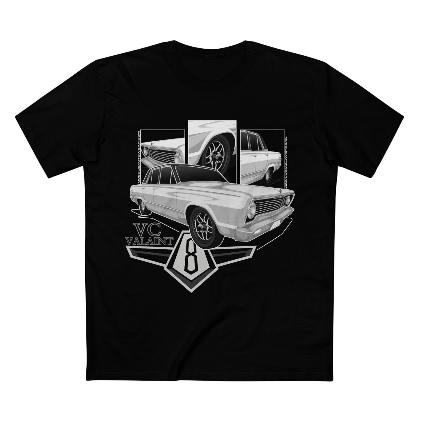 CHRYSLER VALAINT VC V8, PREMIUM T SHIRT, AS COLOR,MUSCLE CAR