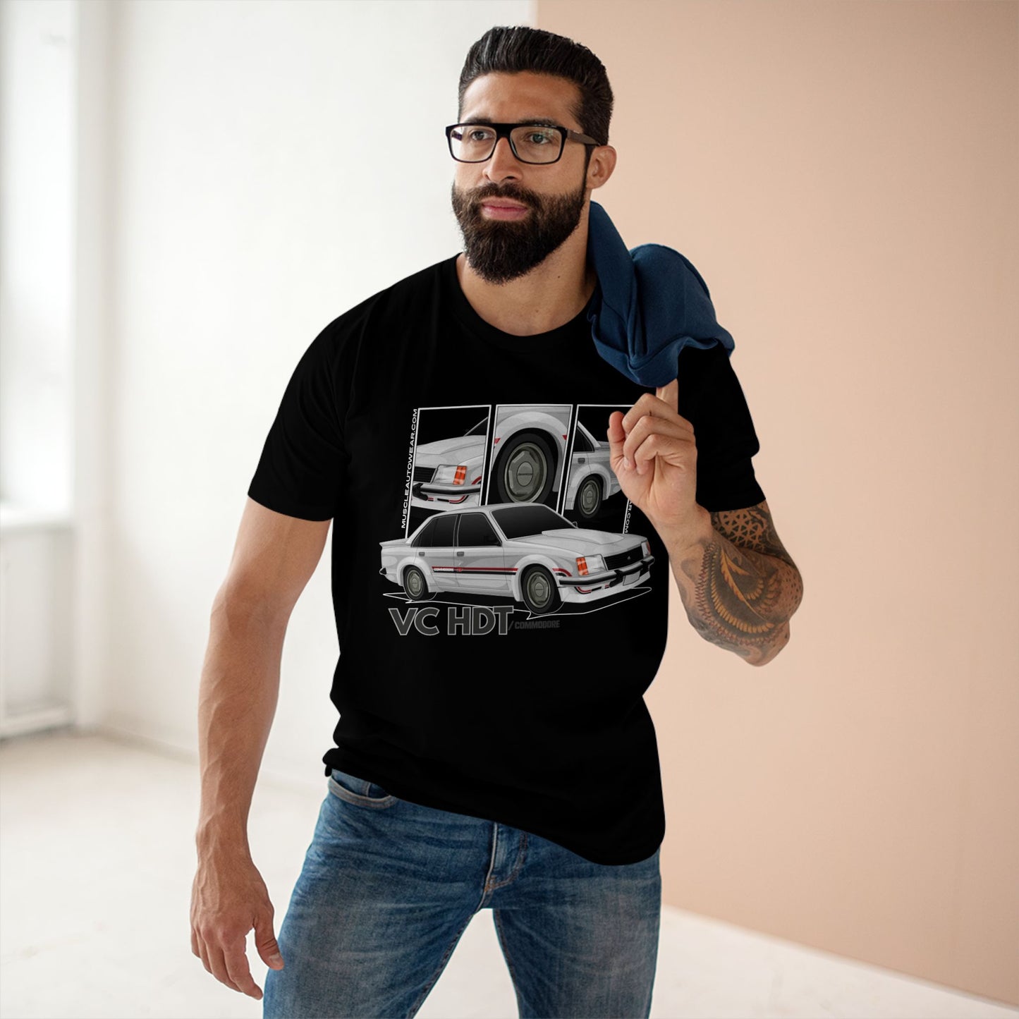 HOLDEN VC HDT COMMODORE, PREMIUM T SHIRT, AS COLOR,MUSCLE CAR