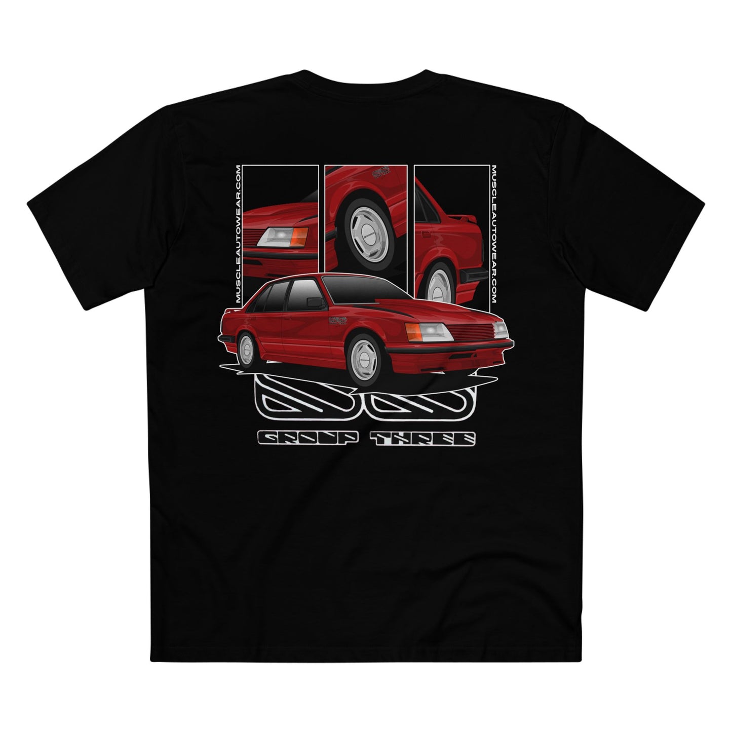 HOLDEN VH SS GROUP 3 PETER BROCK COMMODORE PREMIUM T SHIRT, AS COLOR,AUSSIE MUSCLE CAR