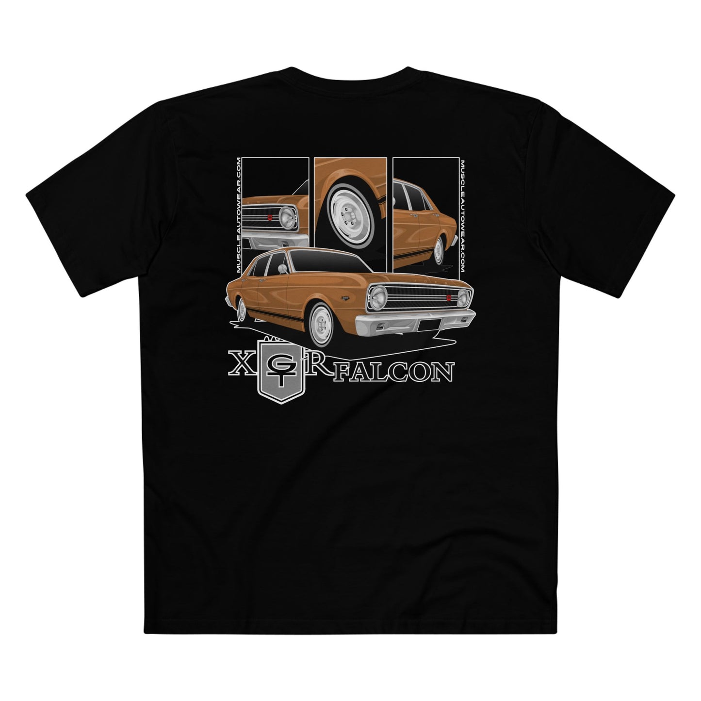 FORD XR GT FALCON,PREMIUM T SHIRT, AS COLOUR, MUSCLE CAR