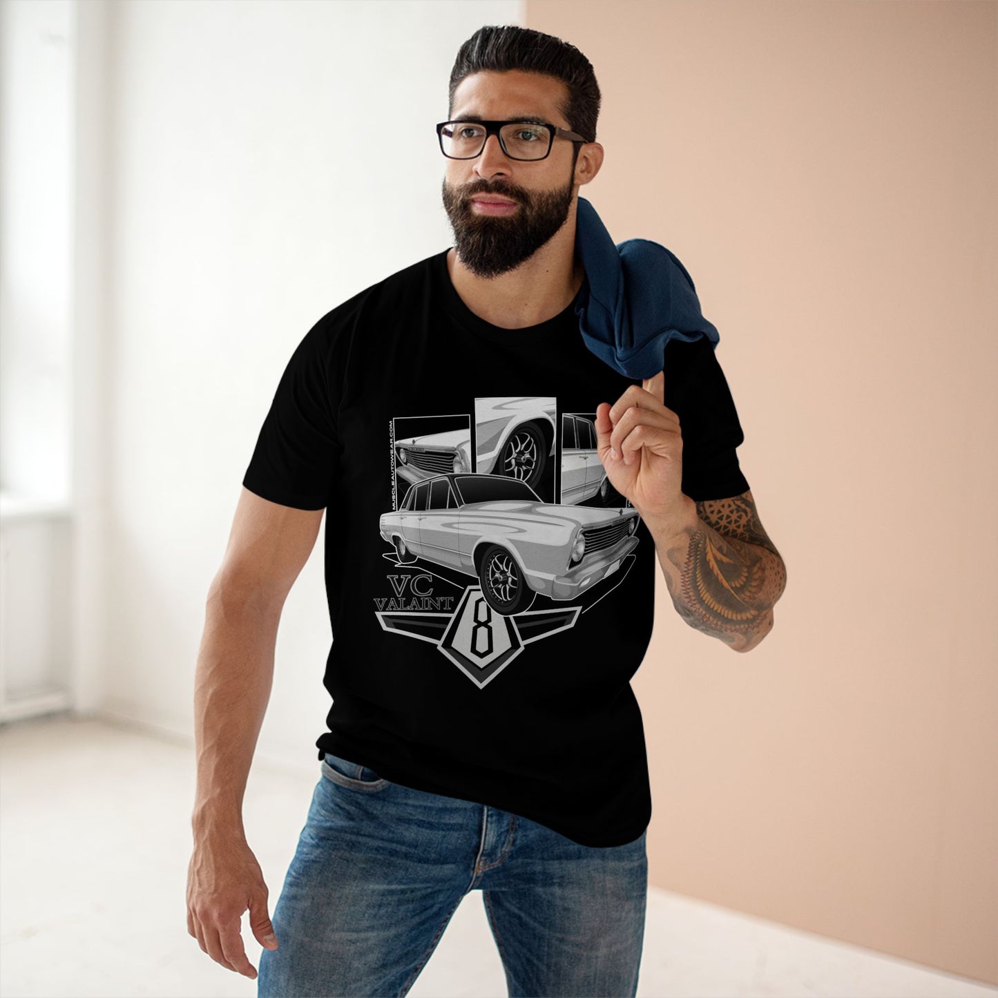 CHRYSLER VALAINT VC V8, PREMIUM T SHIRT, AS COLOR,MUSCLE CAR