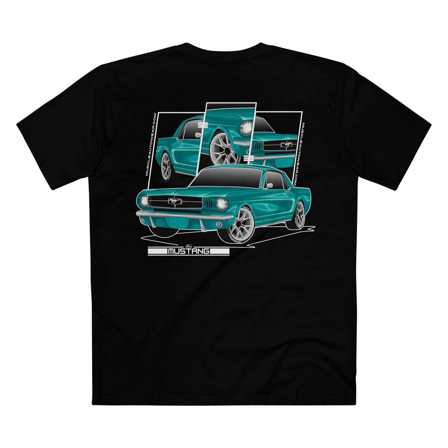 FORD MUSTANG,PREMIUM T SHIRT, AS COLOUR, MUSCLE CAR