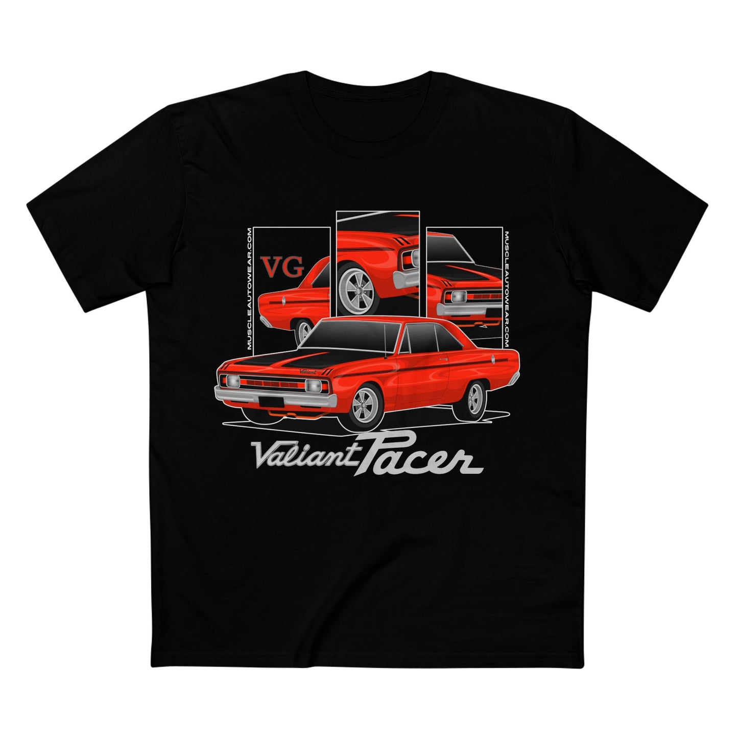 CHRYSLER VALAINT VG PACER, PREMIUM T SHIRT, AS COLOR,MUSCLE CAR