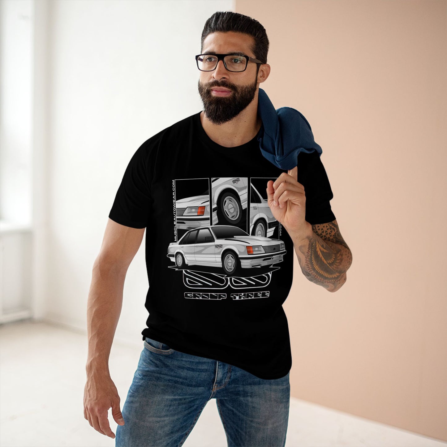 HOLDEN VH SS GROUP 3 PETER BROCK COMMODORE PREMIUM T SHIRT, AS COLOR,AUSSIE MUSCLE CAR