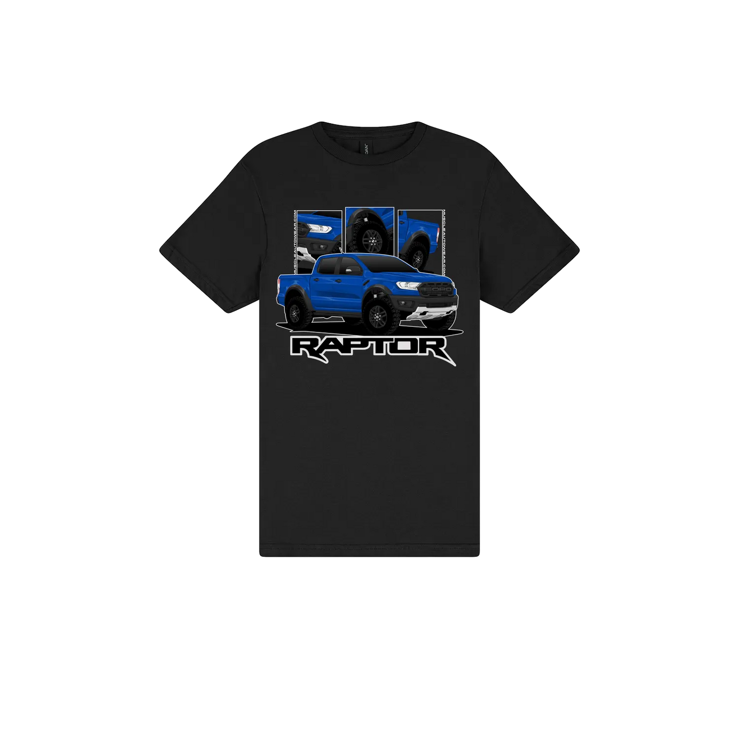 Black front flat lay