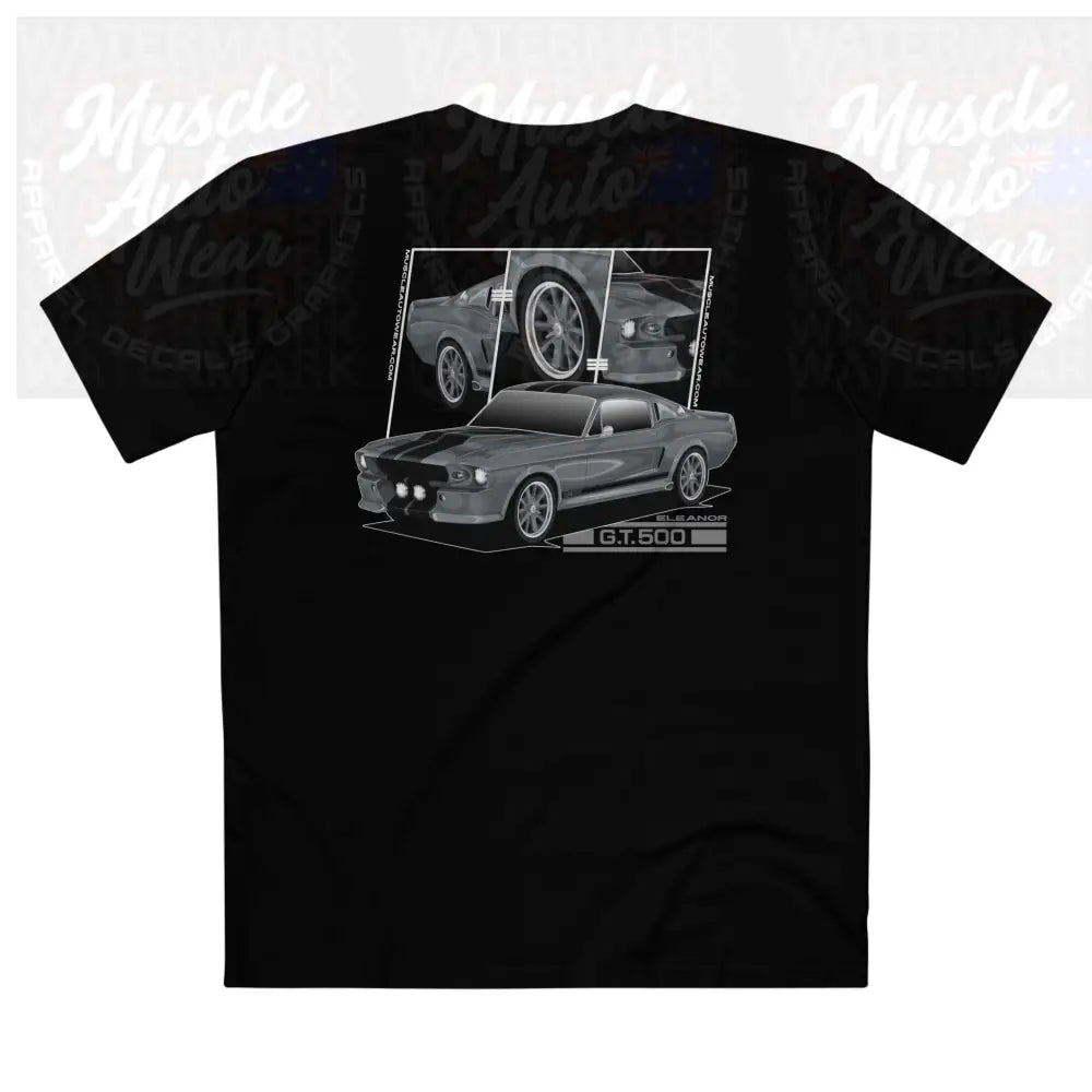 FORD GT500 ELEANOR,PREMIUM T SHIRT AS COLOUR MUSCLE CAR Black / XS T Shirt
