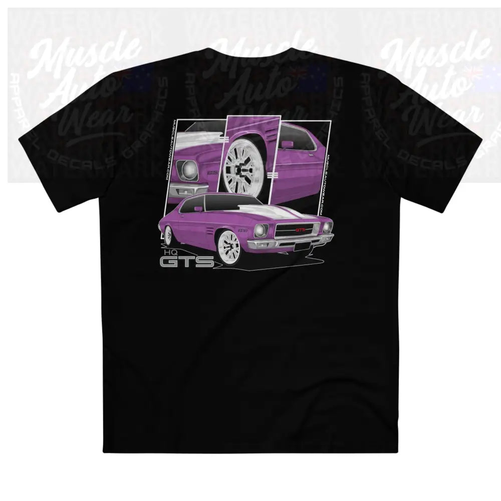 HOLDEN HQ GTS MONARO PREMIUM T SHIRT AS COLOR,MUSCLE CAR Black / XS T Shirt