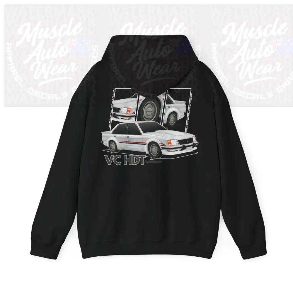 HOLDEN VC HDT PETER BROCK COMMODORE WHITE HDT Black / S Hoodie