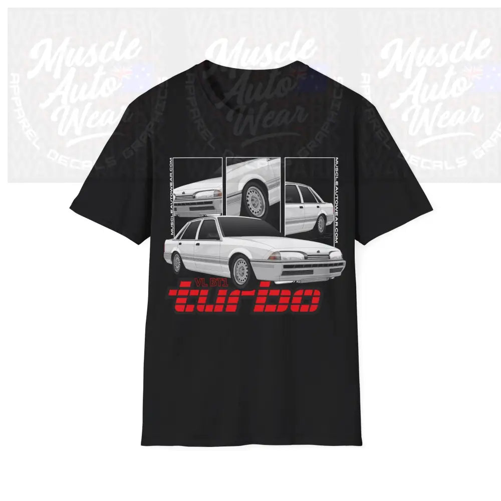 HOLDEN VL TURBO BT 1 PREMIUM T SHIRT,MUSCLE CAR T SHIRT Black / S T Shirt