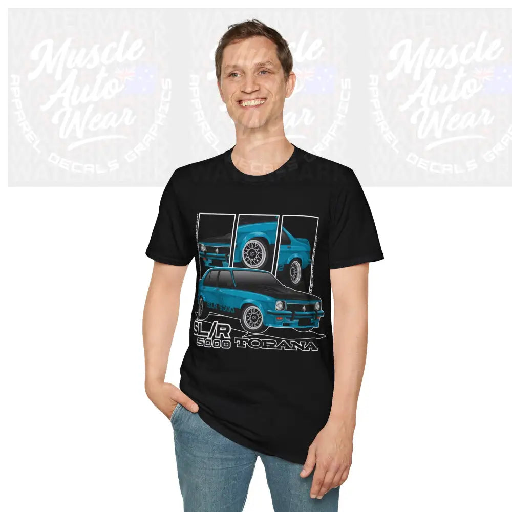 TORANA SLR 5000 MUSCLE CAR FRONT PRINT.AUSSIE MUSCLE CAR T SHIRT T Shirt