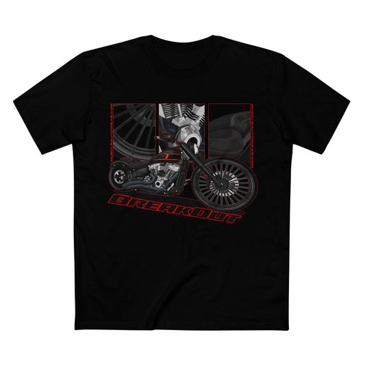 HARLEY DAVIDSON BREAKOUT PREMIUM T SHIRT, AS COLOR,MUSCLE BIKE