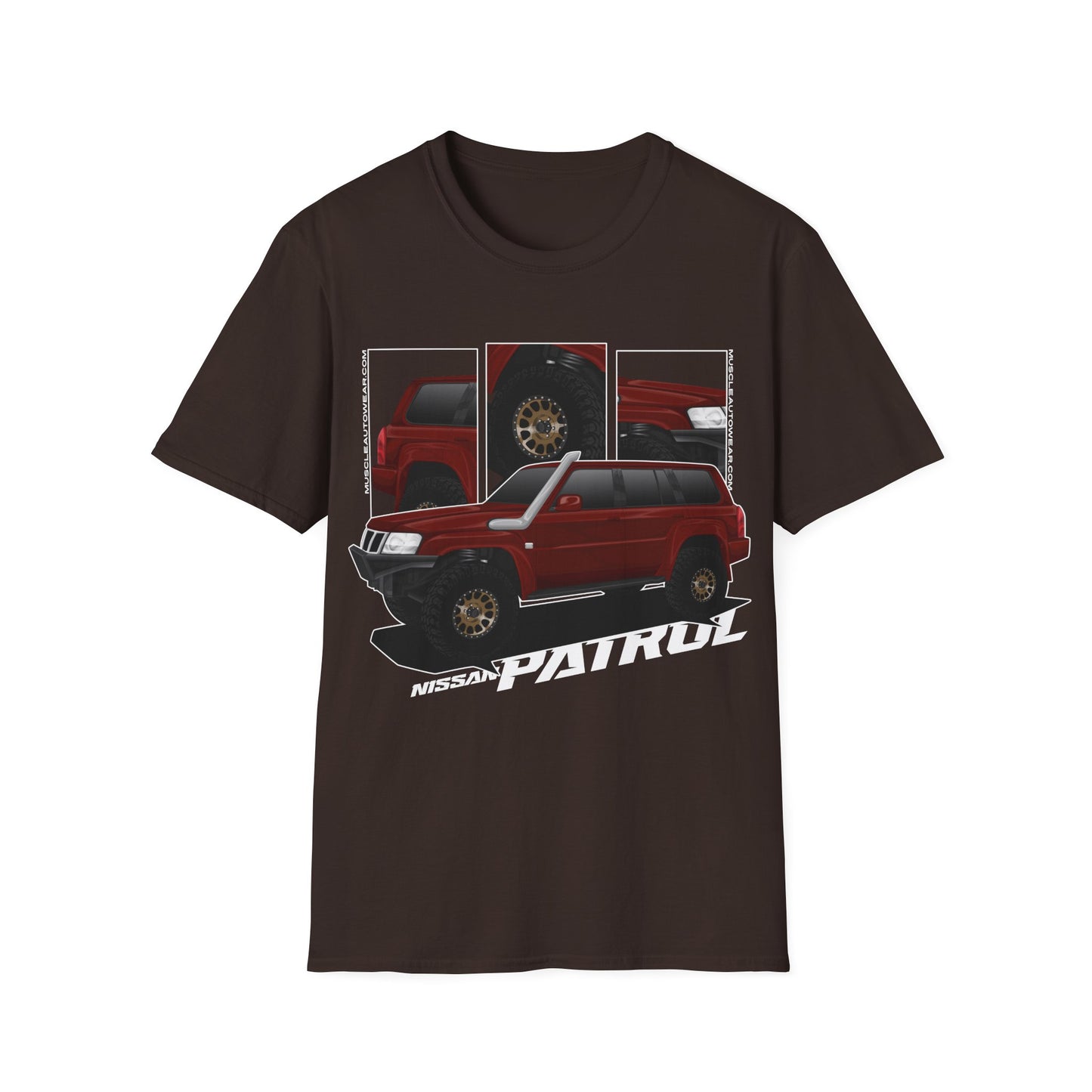 Nissan Patrol Wagon  Front Print Red
