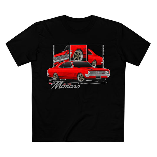 HOLDEN HK GTS MONARO, PREMIUM T SHIRT, AS COLOR,MUSCLE CAR T SHIRT