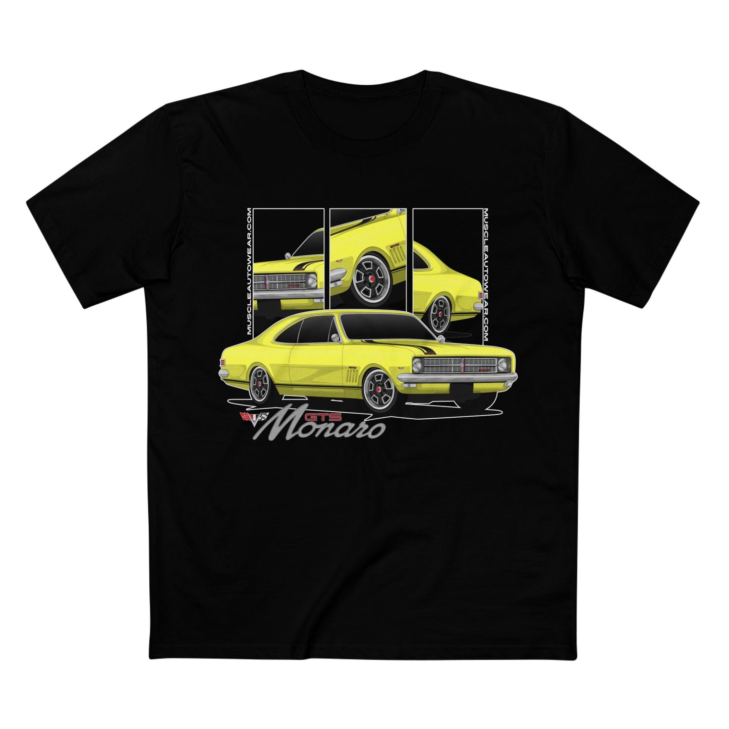 HOLDEN HK GTS MONARO, PREMIUM T SHIRT, AS COLOR,MUSCLE CAR T SHIRT