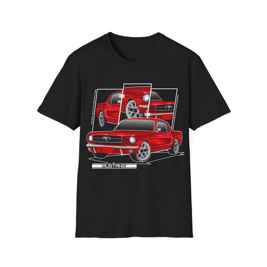 FORD MUSTANG MUSCLE CAR FRONT PRINT.AUSSIE MUSCLE CAR