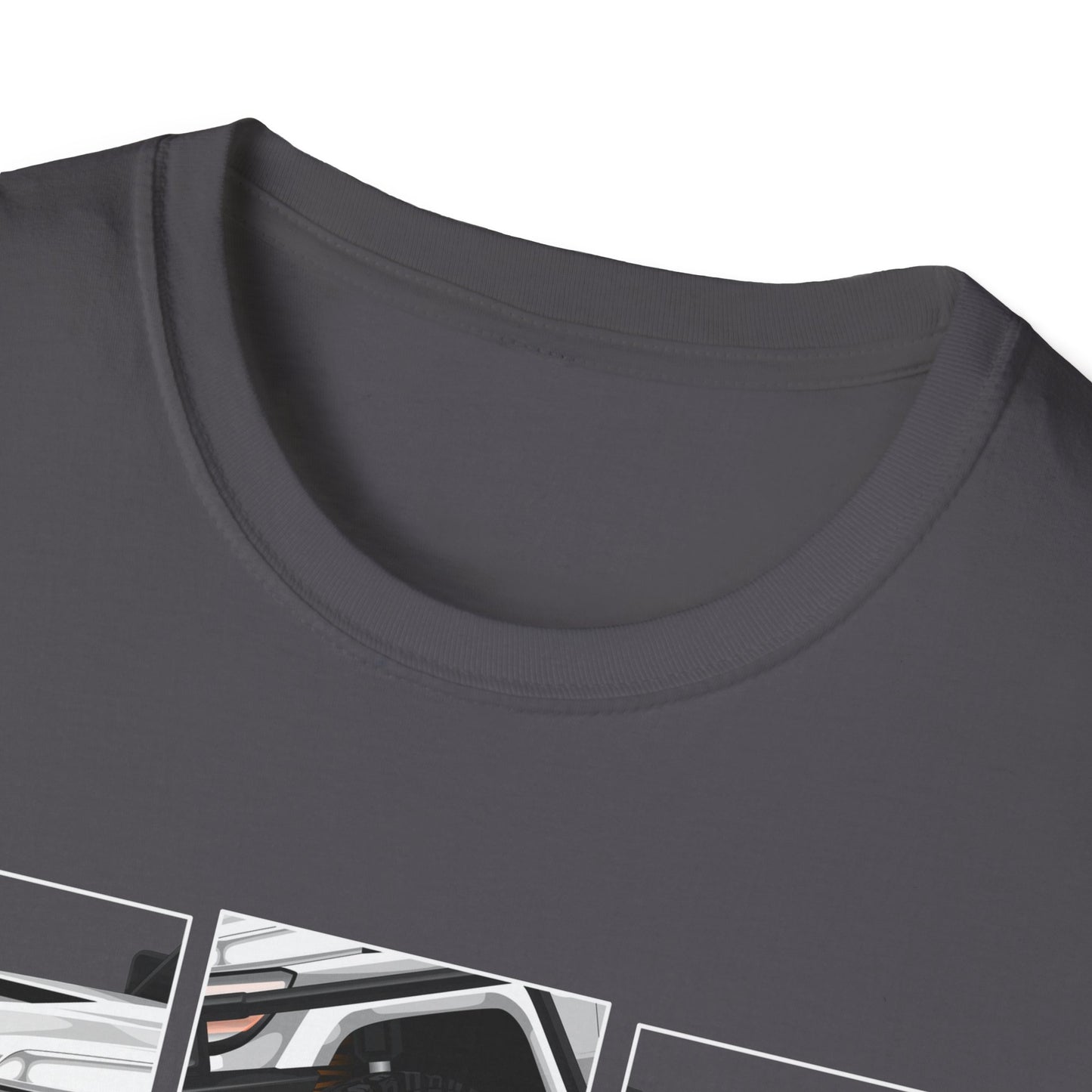 Toyota Land Cruiser Dual Cab Front Print White