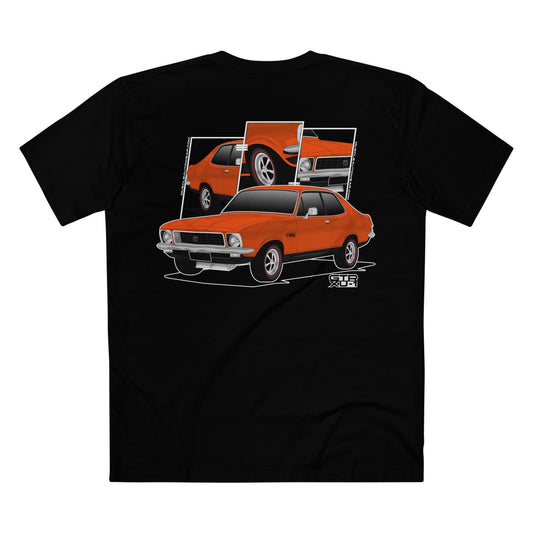 GTR XU-1 LJ TORANA PREMIUM T SHIRT, AS COLOR,MUSCLE CAR SEBRING ORANGE