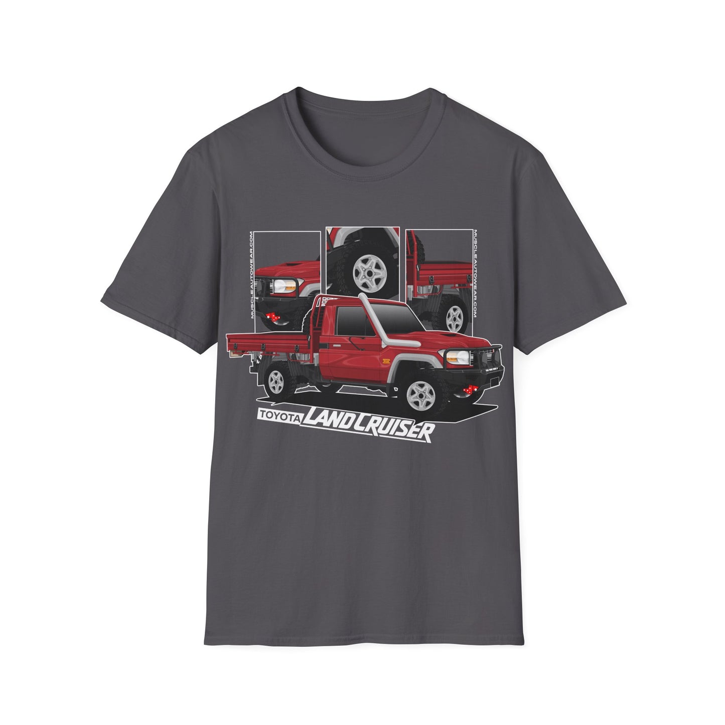 TOYOTA LANDCRUISER SINGLE CAB RED FRONT PRINT