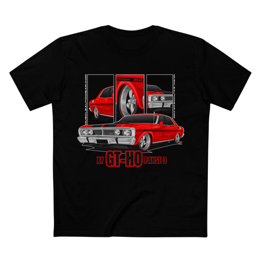 FORD GT-HO PHASE 3 FALCON,PREMIUM T SHIRT, AS COLOUR, MUSCLE CAR