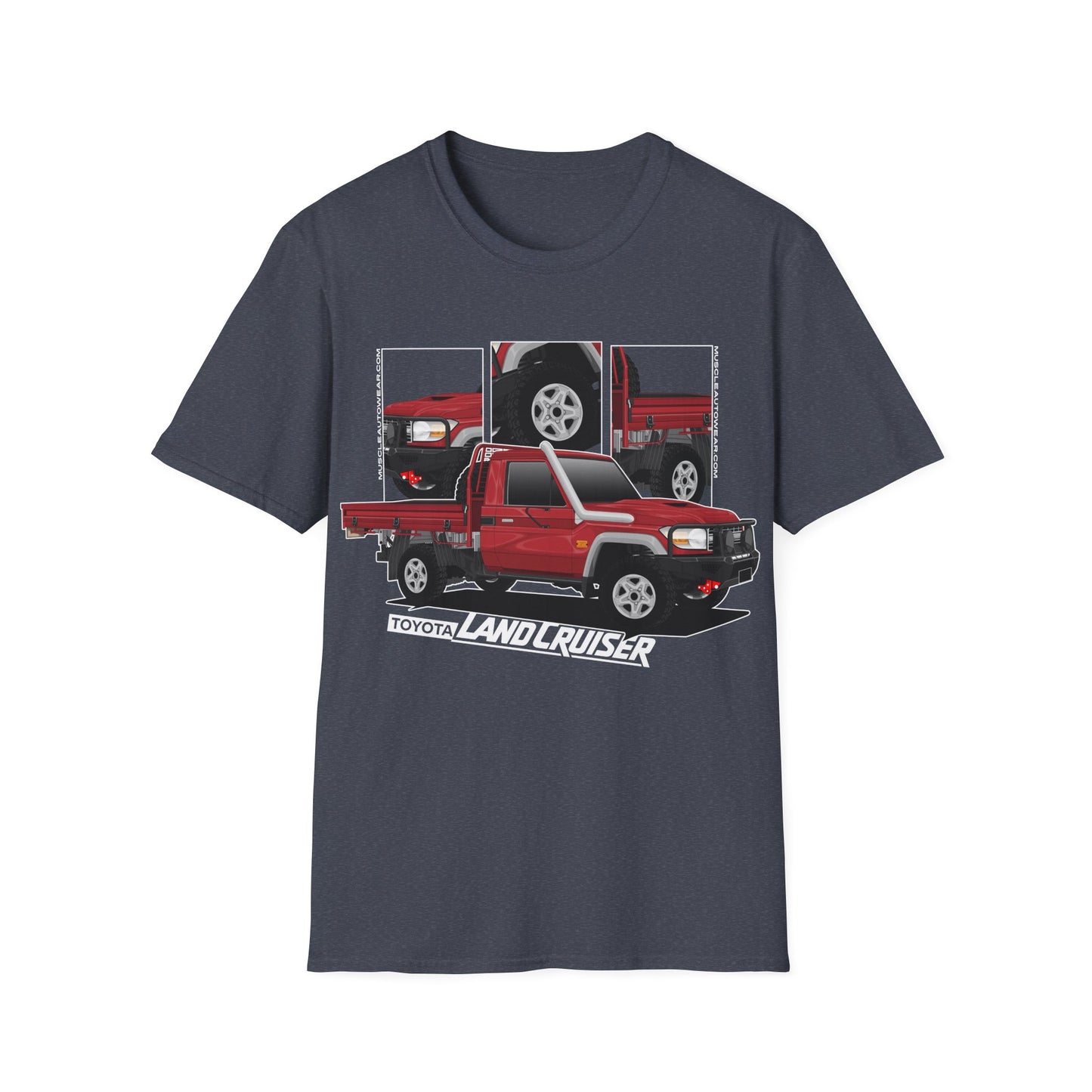 TOYOTA LANDCRUISER SINGLE CAB RED FRONT PRINT