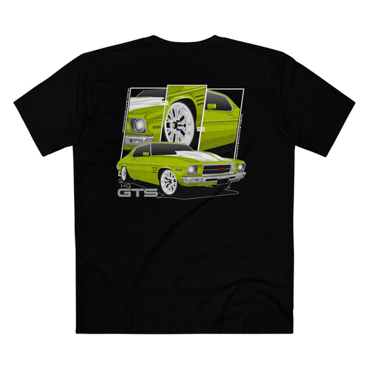 HOLDEN HQ GTS MONARO, PREMIUM T SHIRT, AS COLOR,MUSCLE CAR