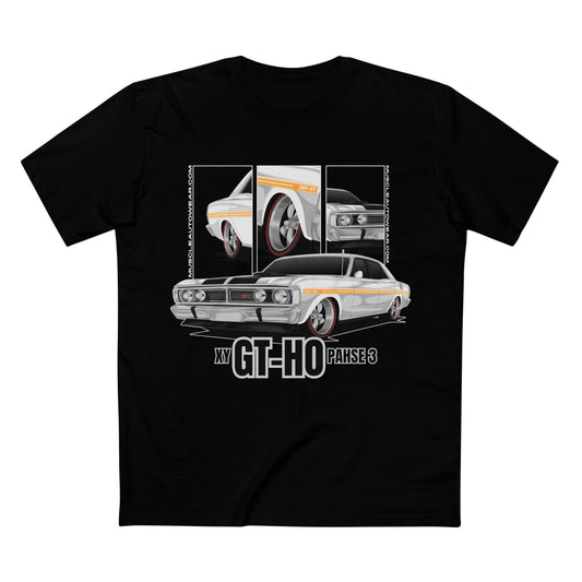 FORD GT-HO PHASE 3 FALCON,PREMIUM T SHIRT, AS COLOUR, MUSCLE CAR