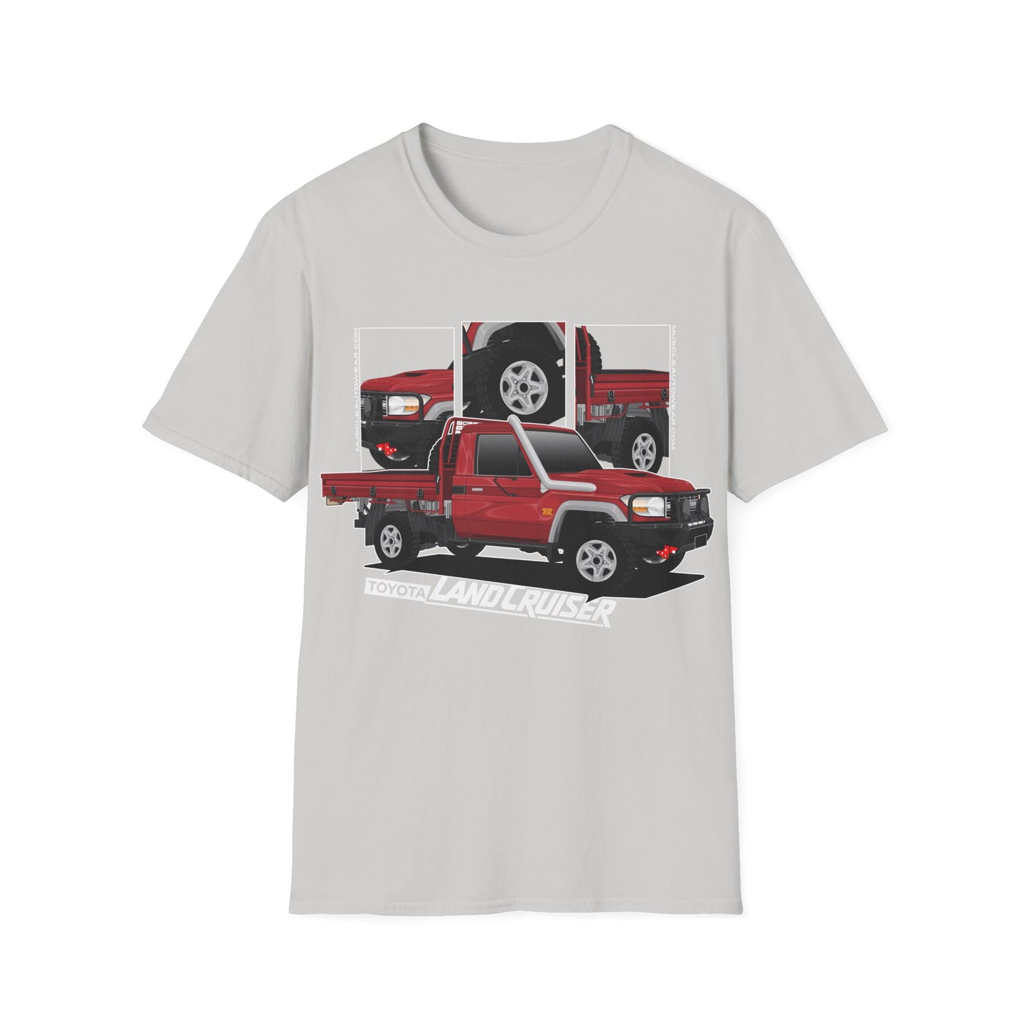 TOYOTA LANDCRUISER SINGLE CAB RED FRONT PRINT
