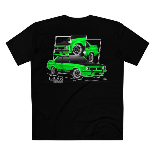 HOLDEN SLR 5000 TORANA MUSCLE CAR,PREMIUM ASCOLOUR TSHIRT PETER BROCK