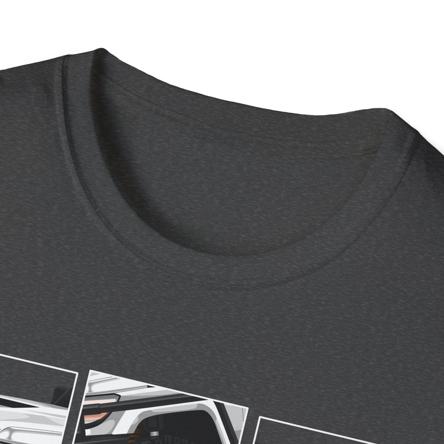 Toyota Land Cruiser Dual Cab Front Print White