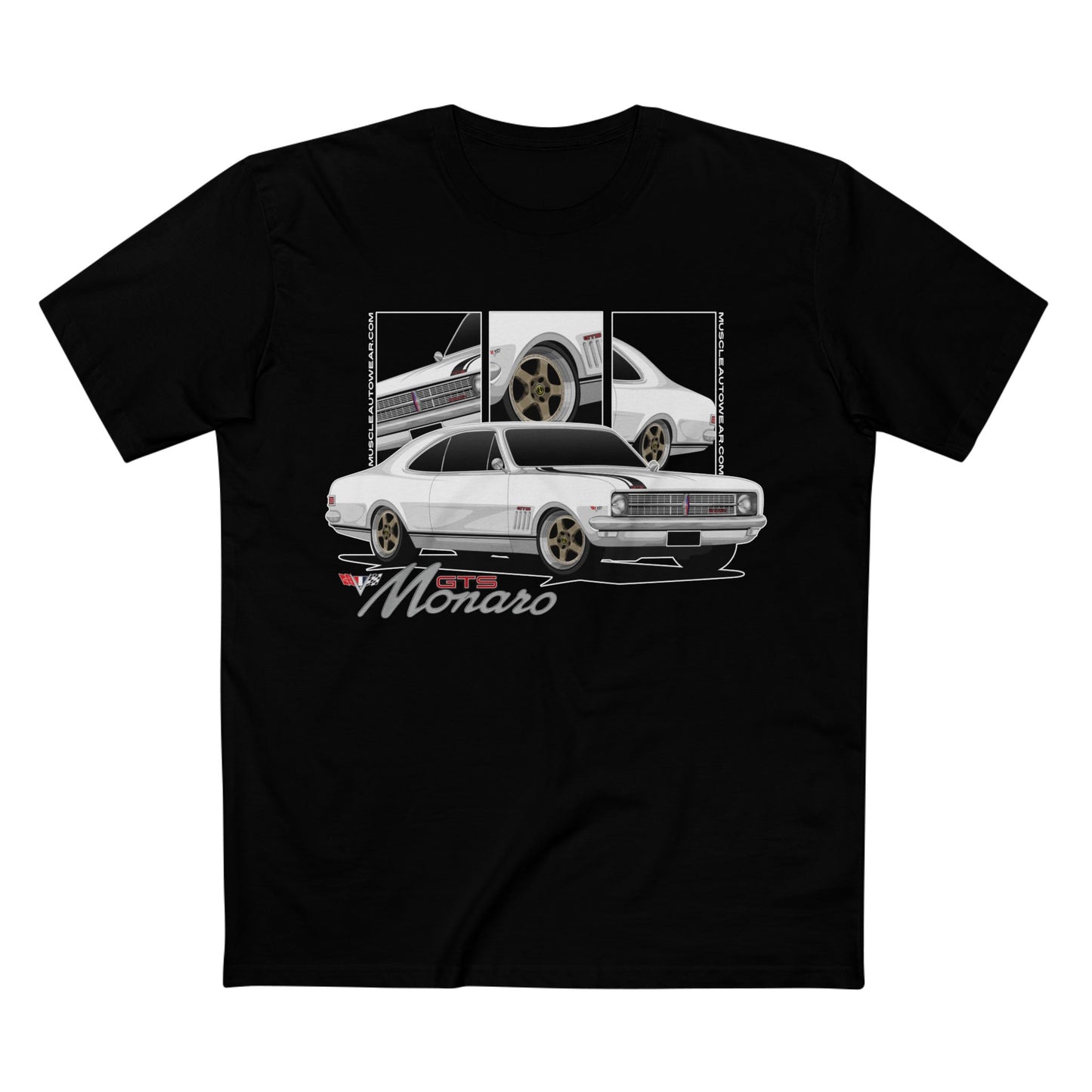 HOLDEN HK GTS MONARO, PREMIUM T SHIRT, AS COLOR,MUSCLE CAR T SHIRT