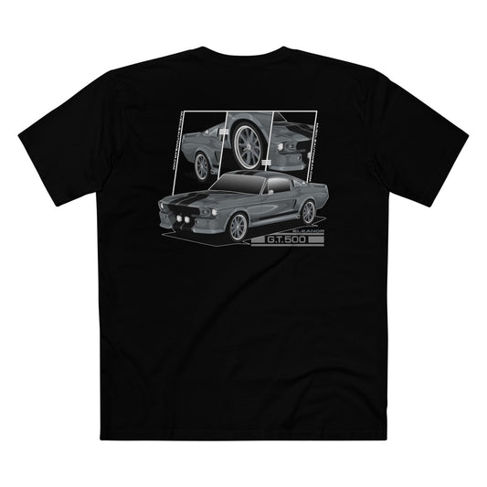 FORD GT500 ELEANOR,PREMIUM T SHIRT, AS COLOUR, MUSCLE CAR