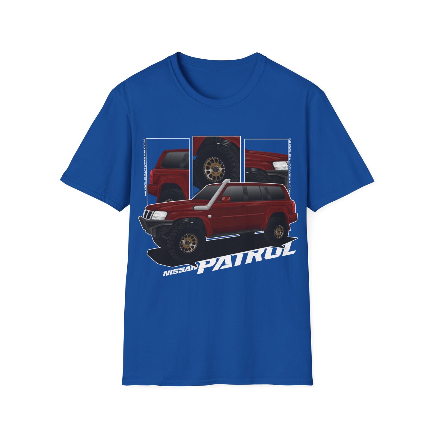 Nissan Patrol Wagon  Front Print Red