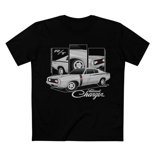 CHRYSLER VALIANT VH CHARGER R/T E49 PREMIUM T SHIRT, AS COLOR,MUSCLE CAR PREMIER