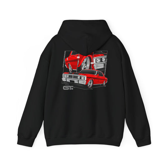 FORD GT-HO PHASE 3 FALCON, PREMIUM HOODIE, MUSCLE CAR