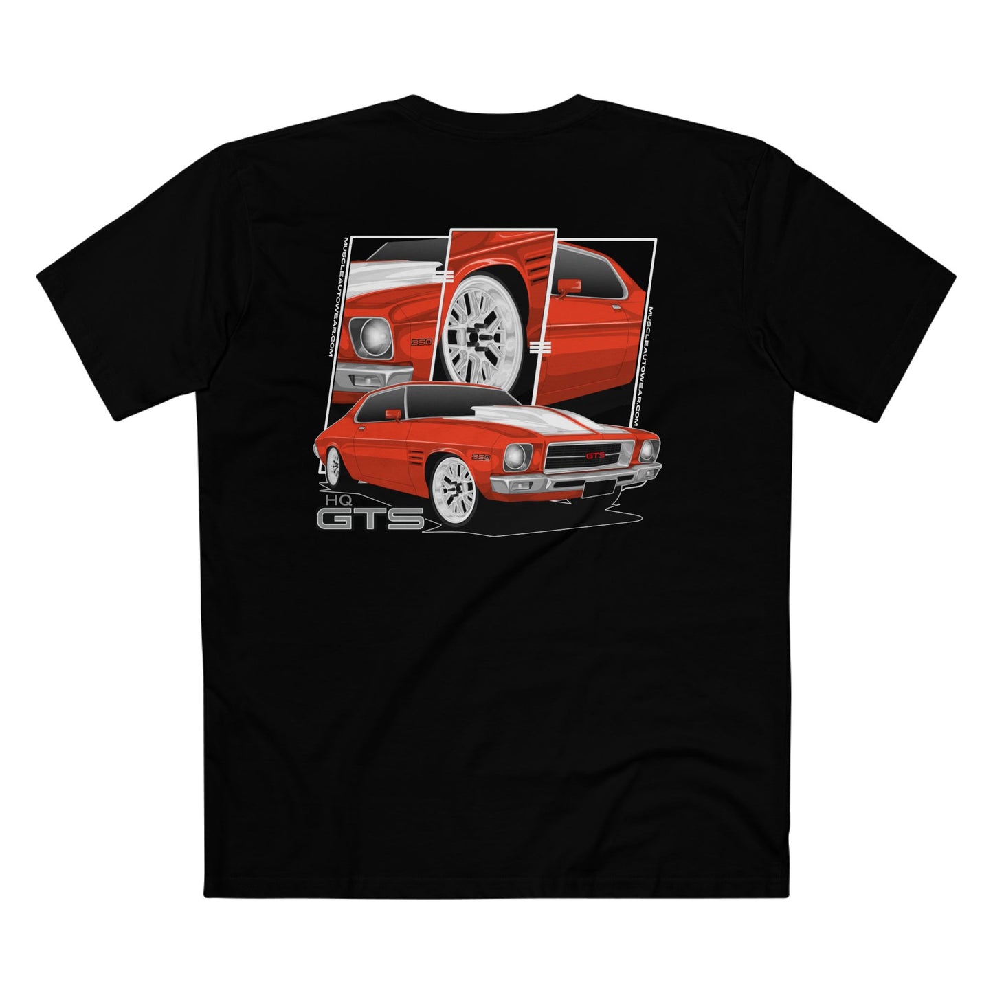 HOLDEN HQ GTS MONARO, PREMIUM T SHIRT, AS COLOR,MUSCLE CAR