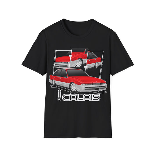 HOLDEN VL CALAIS MUSCLE CAR FRONT PRINT.AUSSIE MUSCLE CAR T SHIRT