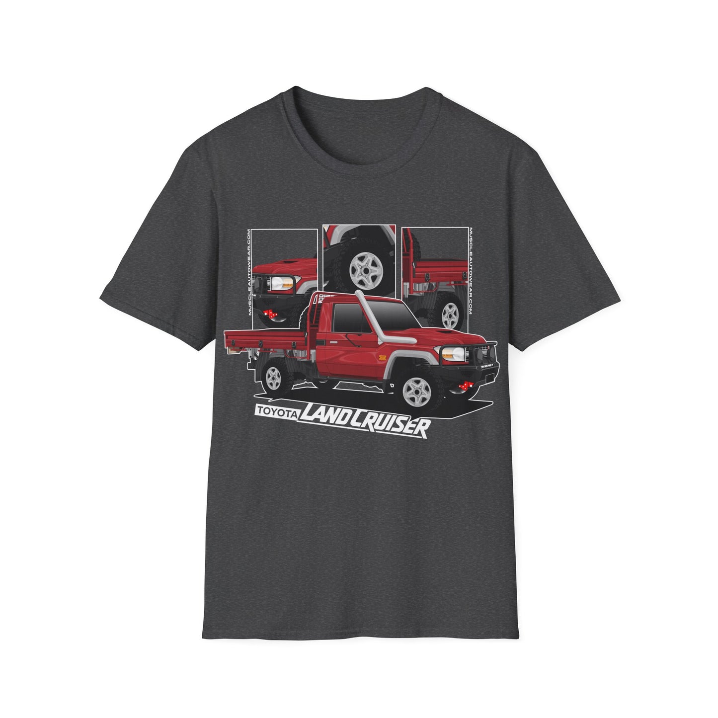TOYOTA LANDCRUISER SINGLE CAB RED FRONT PRINT