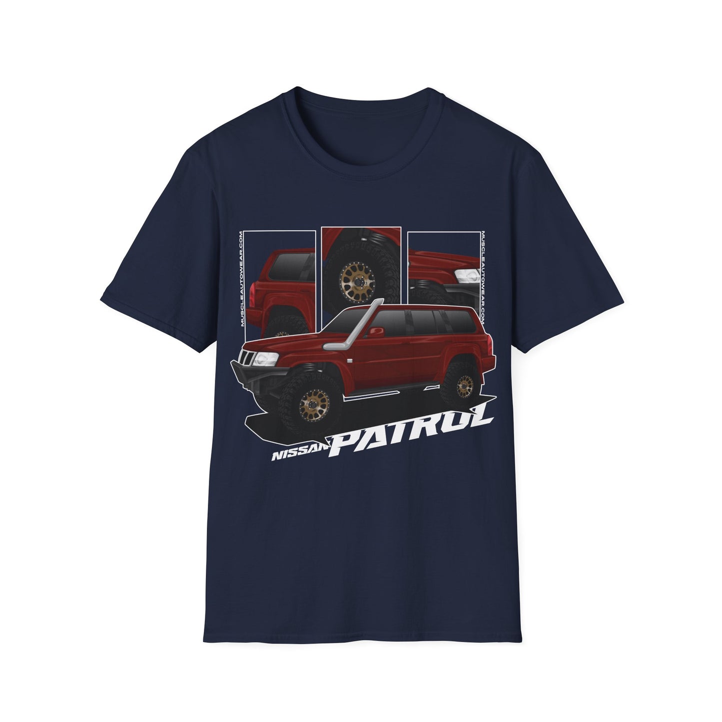 Nissan Patrol Wagon  Front Print Red