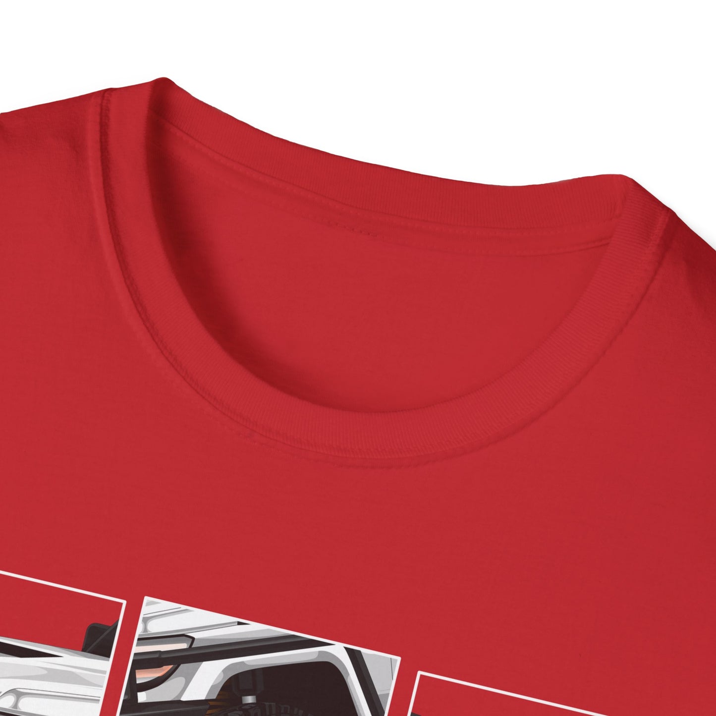 Toyota Land Cruiser Dual Cab Front Print White