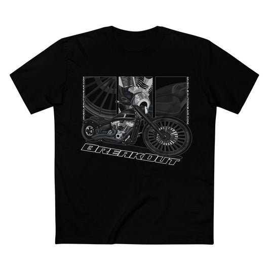 HARLEY DAVIDSON BREAKOUT PREMIUM T SHIRT, AS COLOR,MUSCLE BIKE