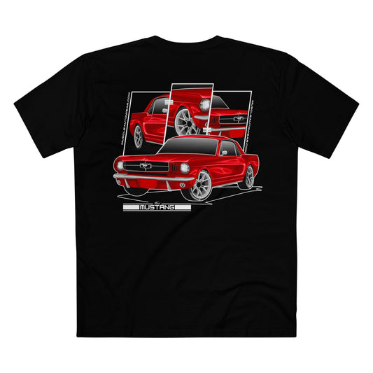 FORD MUSTANG,PREMIUM T SHIRT, AS COLOUR, MUSCLE CAR