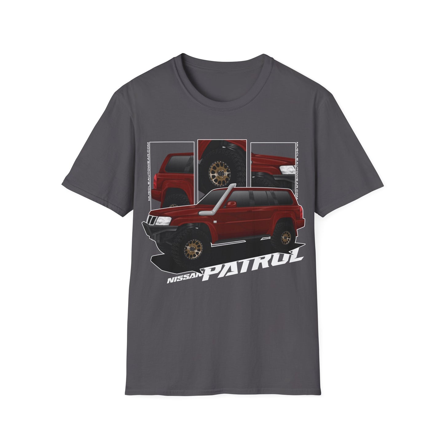 Nissan Patrol Wagon  Front Print Red