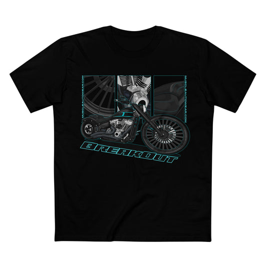 HARLEY DAVIDSON BREAKOUT PREMIUM T SHIRT, AS COLOR,MUSCLE BIKE