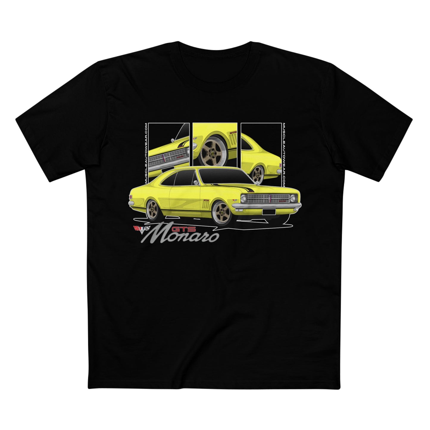 HOLDEN HK GTS MONARO, PREMIUM T SHIRT, AS COLOR,MUSCLE CAR T SHIRT
