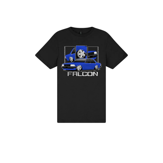 Black front flat lay