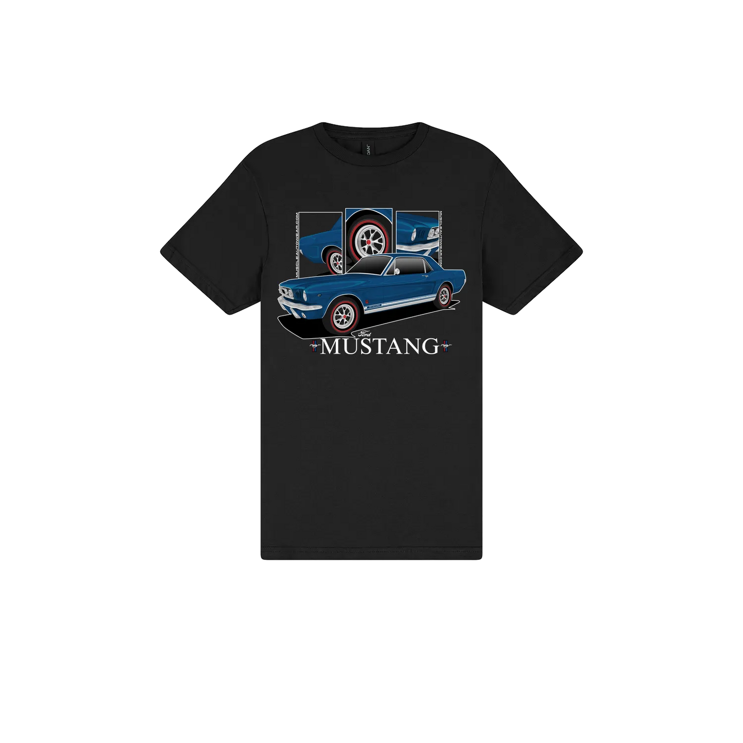 Black front flat lay