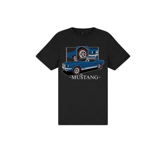 Black front flat lay