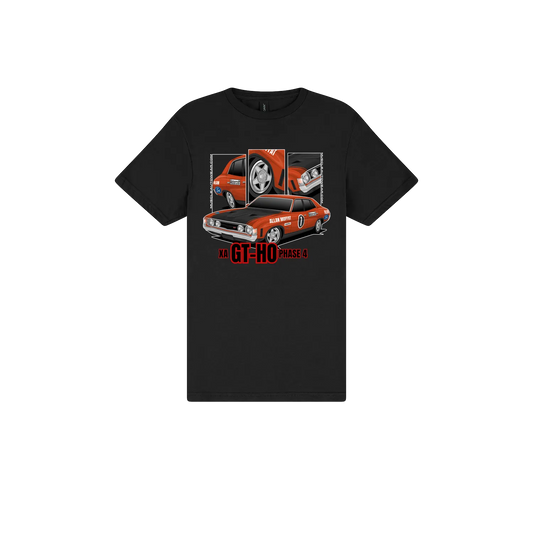 Black front flat lay