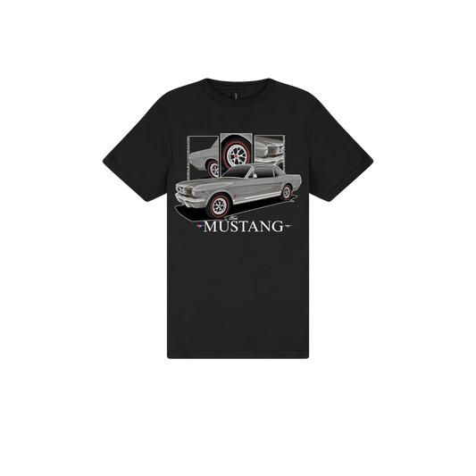 Black front flat lay