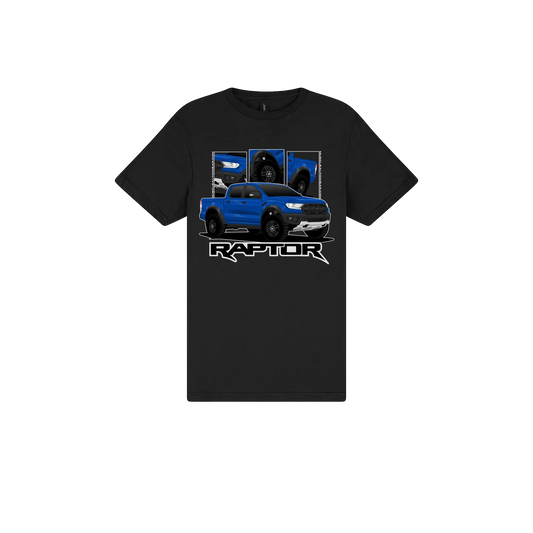 Black front flat lay